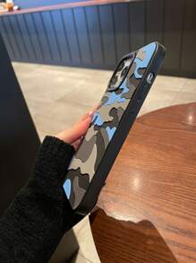 迷彩印花矽膠手機殼 - 彩色 - 查看 3