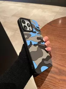 迷彩印花矽膠手機殼 - 彩色 - 查看 4