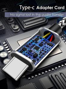 Type-C車聲音數據線 - 黑與白 - 查看 5