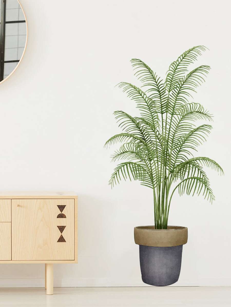 1入組植物印花牆貼 - 彩色 - 查看 1