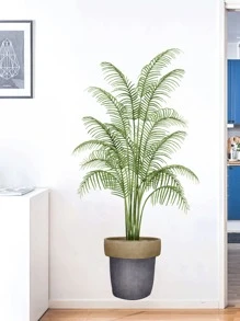 1入組植物印花牆貼 - 彩色 - 查看 6