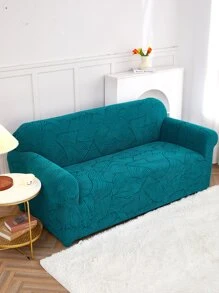 1 Three-dimensional Jacquard Knitted Sofa Cover - Green - View 4