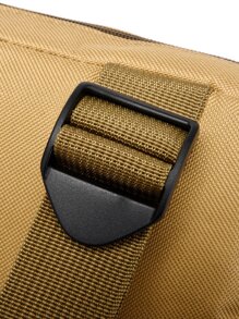 Drawstring Front Sling Bag - Camel - View 5