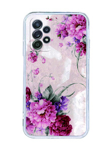 花朵印花手機殼相容於 iPhone15/15Plus/15Pro/15Promax - 彩色 - 查看 4