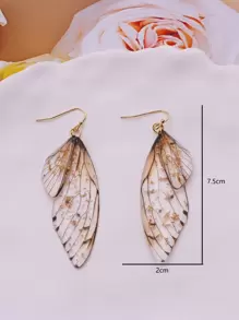 Wing Drop Earrings - Multicolor - View 3