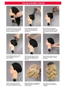 Long Curly Synthetic Wig With Headband - Black - View 3