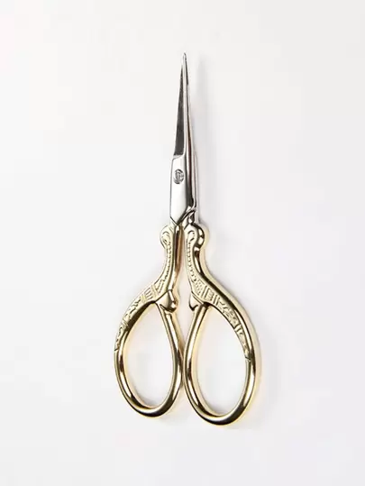 Floral Print Eyebrow Scissors,Makeup,Cheap,Room Decor,Vanity,Travel,Bedroom,Makeup Accessories,Cheap,Stocking Stuffers,Makeup,Makeup Tools,Cheap Stuff,Gifts,Gifts For Women,Christmas Gifts