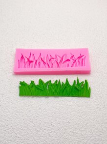 1 pieza Molde de silicona césped en forma de DIY - Rosa - Ver 1