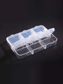 1入組多格迷你收納盒 - 無色 - 查看 1