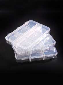 1入組多格迷你收納盒 - 無色 - 查看 3