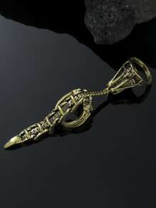 Fashionable and Popular Men Scorpion Decor Ring Alloy for Vacation and for a Stylish Look - Ancient Bronze - View 2