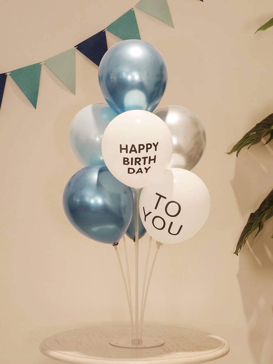 7 cái Slogan Graphic Balloon - Nhiều màu - Xem 1