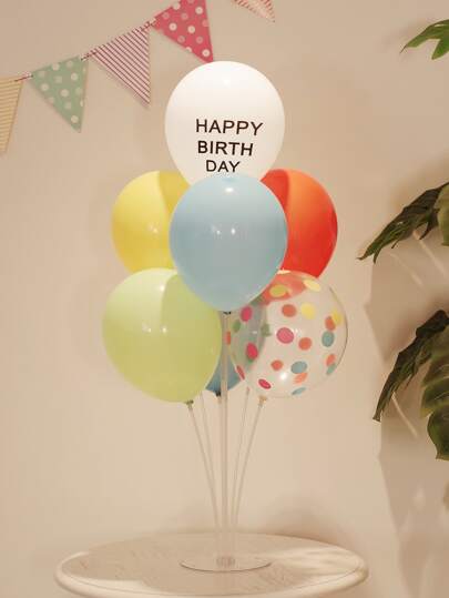 7 件生日派对装饰气球，圣诞节