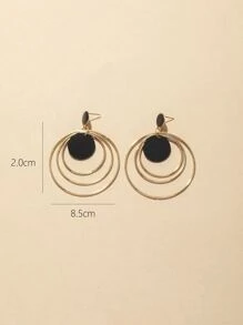 Hoa tai hình tròn - Nhiều màu - Xem 3