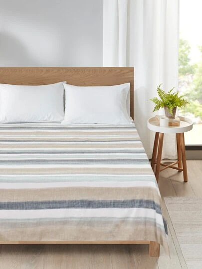 Striped Pattern Flat Sheet