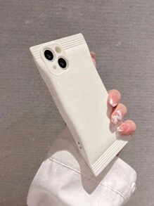 Plain Candy Design Phone Case - White - View 3