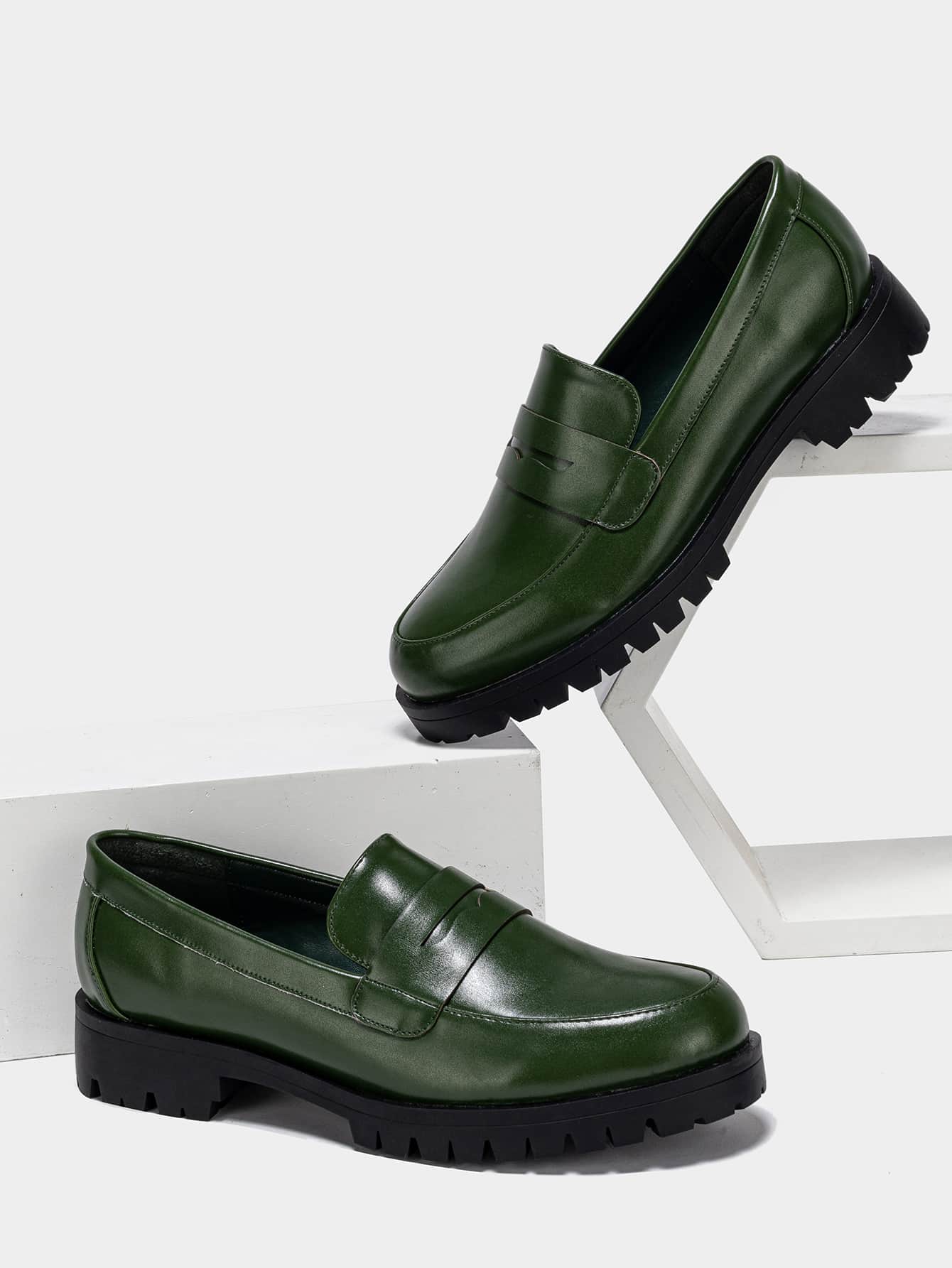 Minimalist SlipOn Flat Loafers SHEIN USA