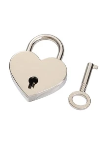 Khóa màu ngẫu nhiên hình trái tim 1pc - Nhiều màu - Xem 4