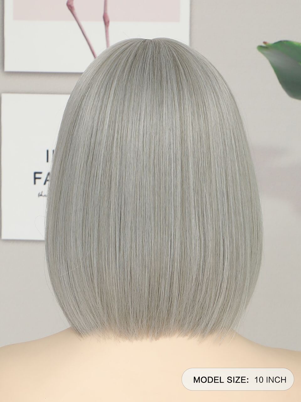Short Straight Synthetic Wig With Bangs
