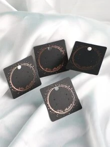 10pcs Letter Graphic Jewelry Display Card - Multicolor - View 1