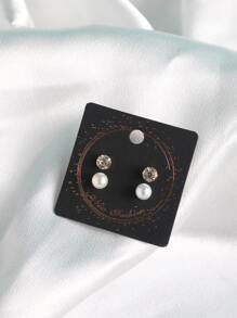 10pcs Letter Graphic Jewelry Display Card - Multicolor - View 4