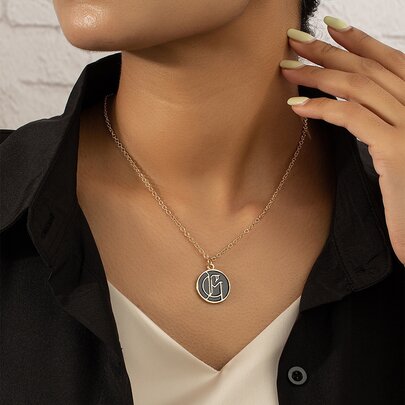 Round Charm Necklace