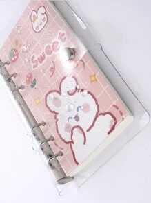 1pc Mô hình thỏ Chất kết dính Tạp chí lá rời mà không cần bút - Nhiều màu - Xem 3