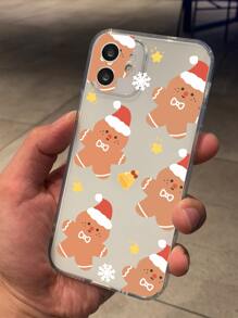 Vỏ điện thoại Christmas Gingerbread Man - Nhiều màu - Xem 2