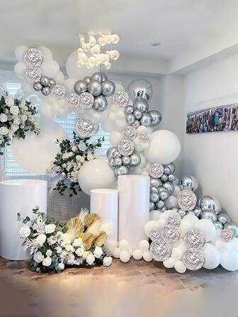 139 piezas Guirnalda Globo decorativo fiesta