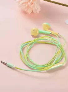 U19彩色線控耳機 - 綠色/黃色 - 綠色 - 查看 2