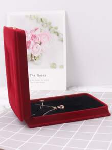 1 PVC Hộp Bảo Quản Trang Sức Tối Giản Màu Đỏ Nhiều Lưới Trang Sức Lưu Trữ Đồ Dành Cho Gia Đình - Đỏ - Xem 4