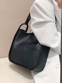 Minimalist Square Bag With Inner Pouch