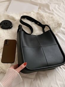 Minimalist Square Bag With Inner Pouch