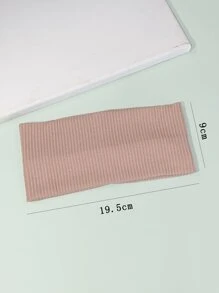 1pc Simple Knitted Headband, School Style Sporty Headwrap, Pink, Black, White, Multi-Color Options, Suitable For Men And Women, Year-Round Accessory Hair Band Turban Headband Sweatband, School Stuff, College, Headbands Fall Winter Hair Accessories For Women For Vacation Outfits Woman Elegant Scarf Women Bandana Soft Headwrap