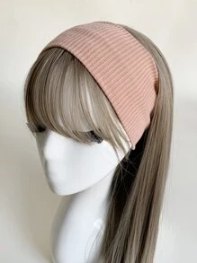 1pc Simple Knitted Headband, School Style Sporty Headwrap, Pink, Black, White, Multi-Color Options, Suitable For Men And Women, Year-Round Accessory Hair Band Turban Headband Sweatband, School Stuff, College, Headbands Fall Winter Hair Accessories For Women For Vacation Outfits Woman Elegant Scarf Women Bandana Soft Headwrap