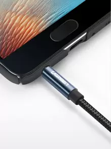 UGREEN 3.5mm Extension Audio Cable 4 Poles Male To Female Aux Cable Support Mic Headphone Cable Extension Cable Compatible With Iphone 6s MP3 MP4 Player - Blue - View 2