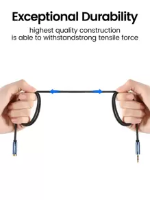 UGREEN 3.5mm Extension Audio Cable 4 Poles Male To Female Aux Cable Support Mic Headphone Cable Extension Cable Compatible With Iphone 6s MP3 MP4 Player - Blue - View 6