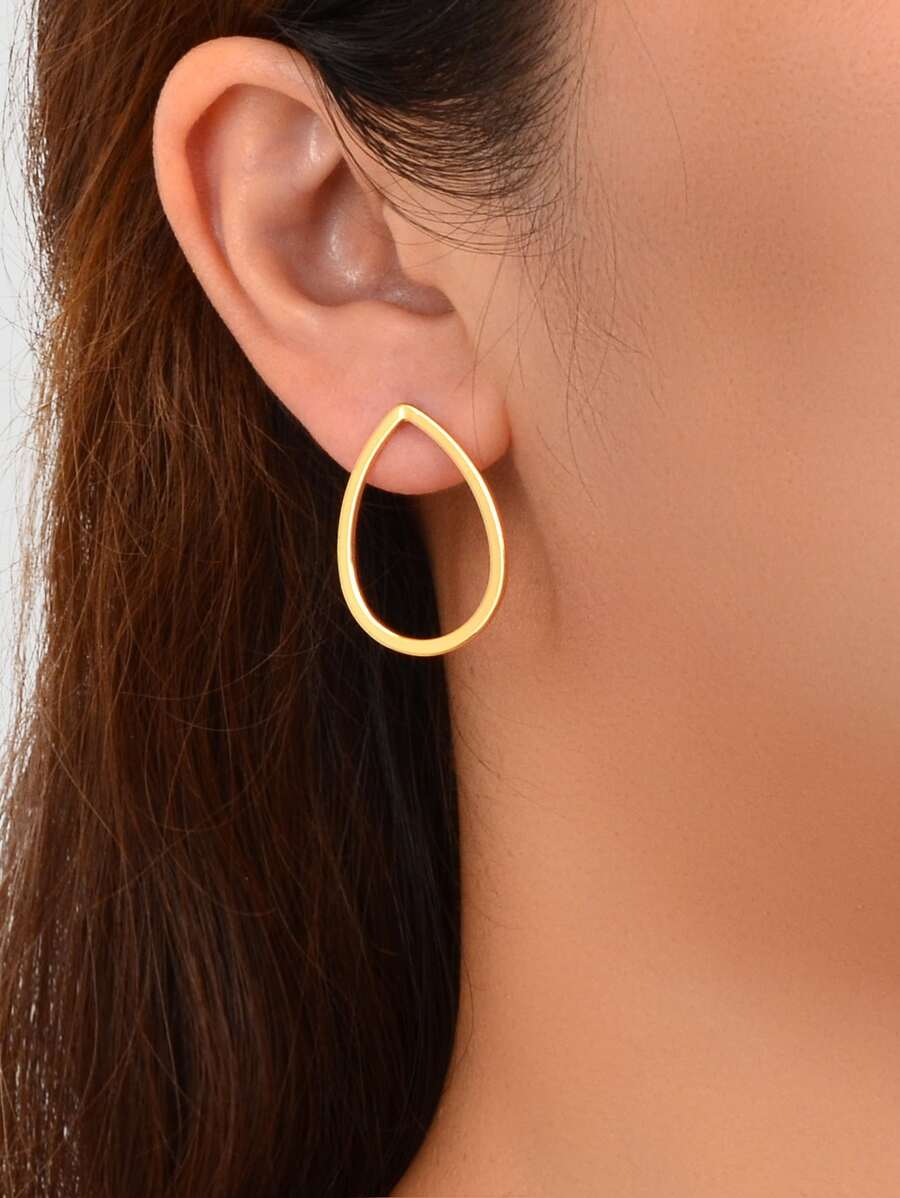 Bông tai hình giọt nước - Vàng - Xem 1