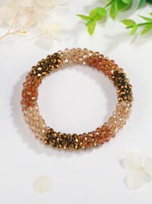 Vòng tay chuỗi hạt màu khối - Nhiều màu - Xem 4