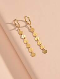 Scallop Drop Earrings