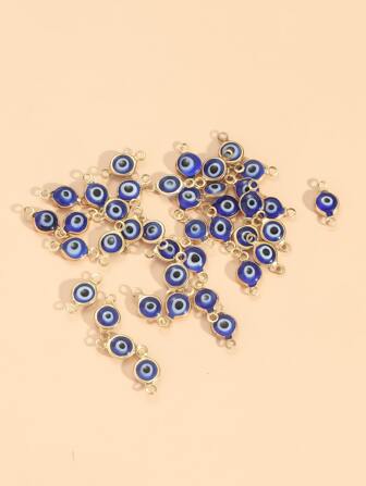 40入組邪惡之眼DIY吊墜