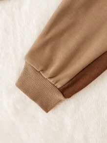 男嬰鋸齒形印花衛衣和衛褲 - 彩色 - 查看 8