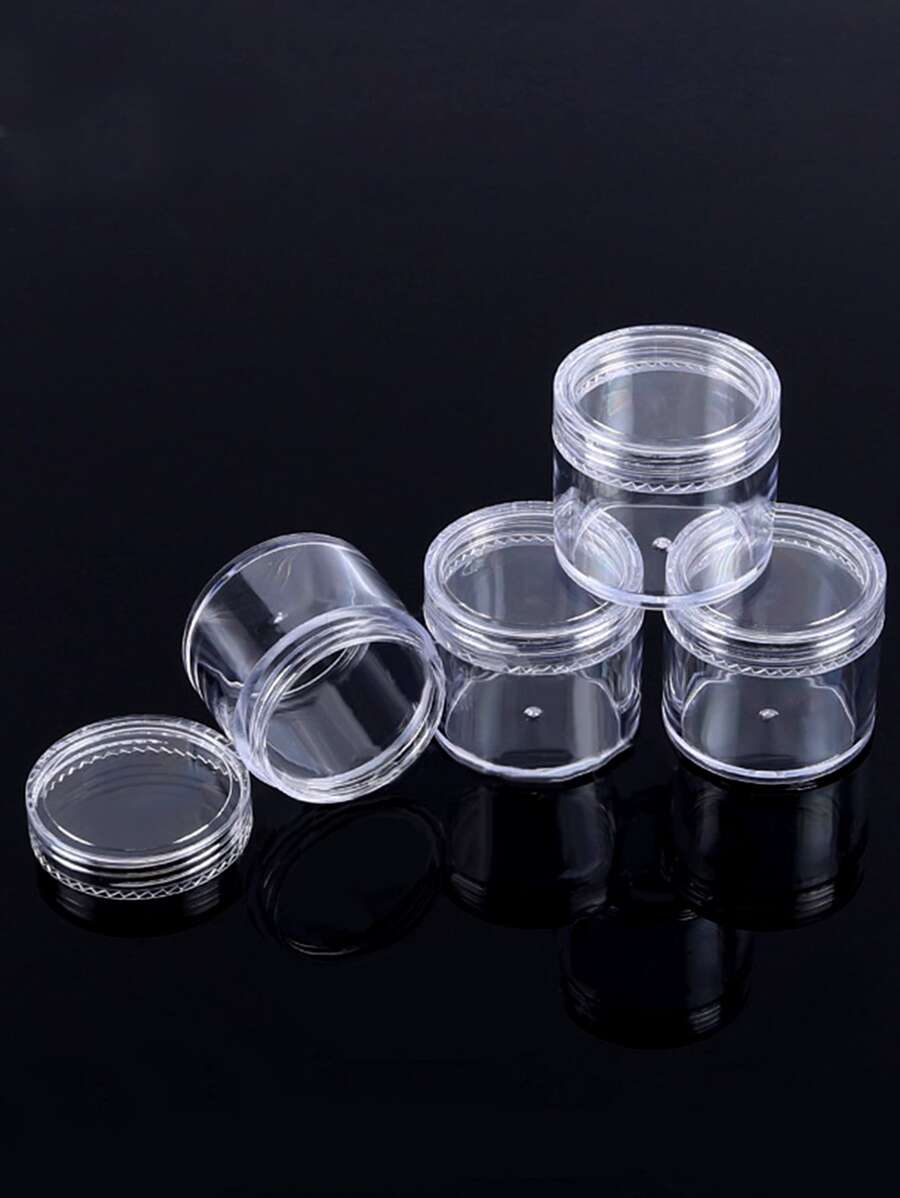 1pc Clear Storage Box - Clear - View 1