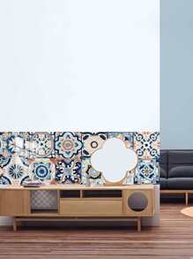 16入組圖形打印廚房貼紙15X15厘米廚房牆磚貼紙 - 彩色 - 查看 8