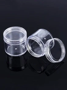1pc Clear Storage Box - Clear - View 4