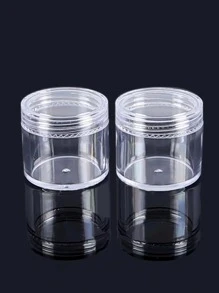 1pc Clear Storage Box - Clear - View 5