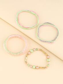 10 chiếc vòng tay hạt gạo Bohemian thủ công - Nhiều màu - Xem 2