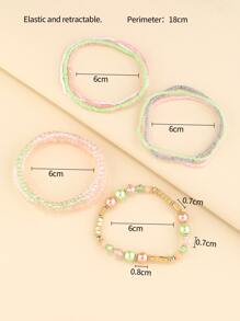 10 chiếc vòng tay hạt gạo Bohemian thủ công - Nhiều màu - Xem 4