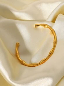 Vòng đeo tay thiết kế chung bằng tre - Vàng - Xem 6