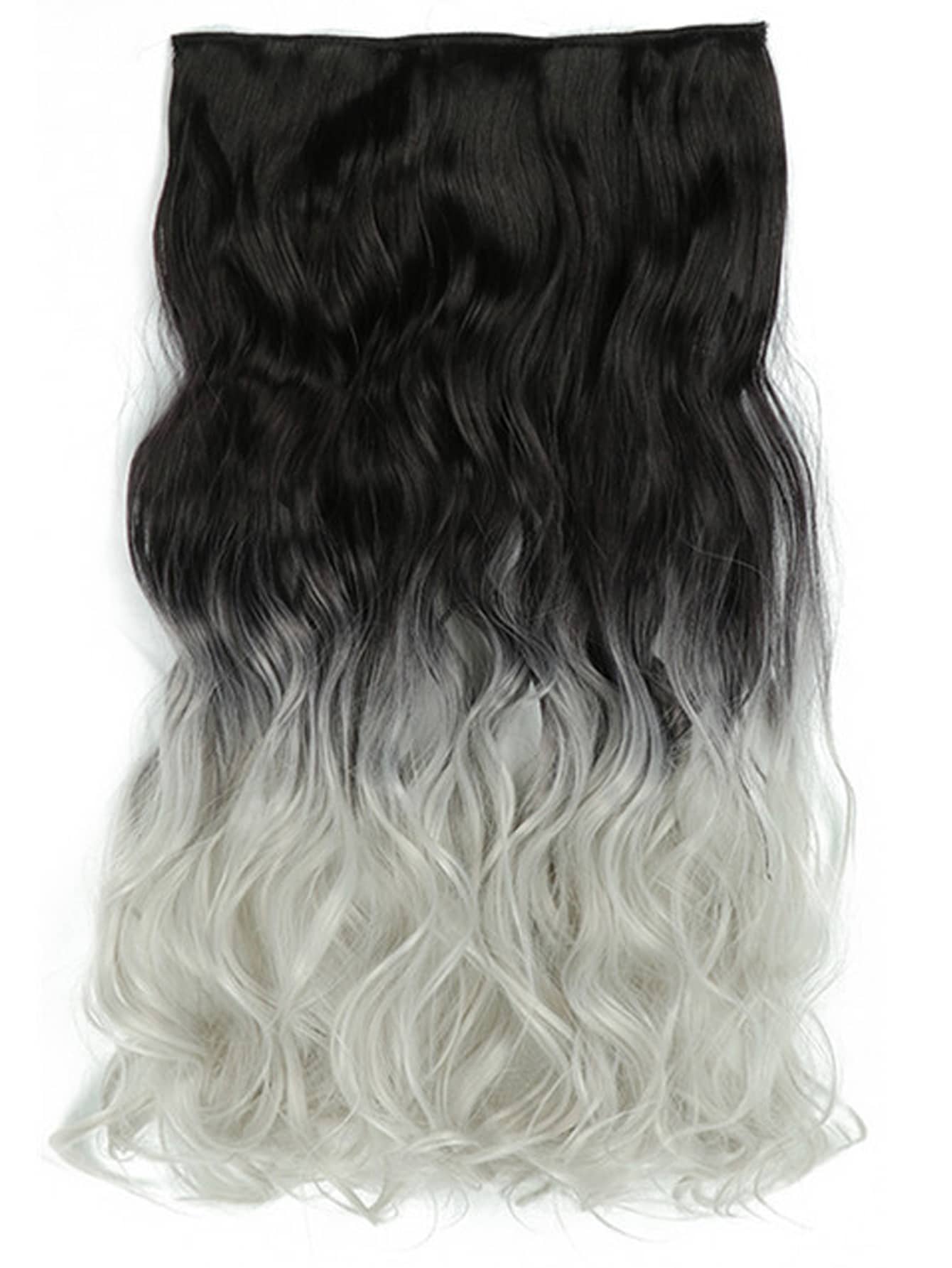 夾片漸層合成纖維接髮 - 彩色 - 查看 1